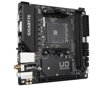 GIGABYTE MB Sc AM4 A520I AC, AMD A520, 2xDDR4, 1xDP, 2xHDMI, WI-FI, Mini-ITX