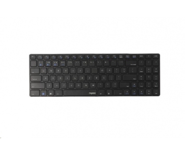 RAPOO klávesnice E9100M, bezdrátová, Ultra-slim, CZ/SK, černá