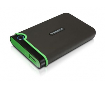 TRANSCEND externí HDD 2,5" USB 3.0 StoreJet 25M3S, 1TB, Black (SATA, Rubber Case, Anti-Shock)