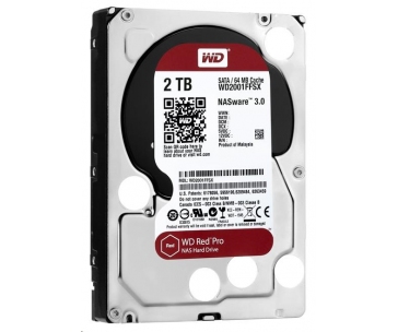 WD RED Pro NAS WD2002FFSX 2TB SATAIII/600 64MB cache, CMR