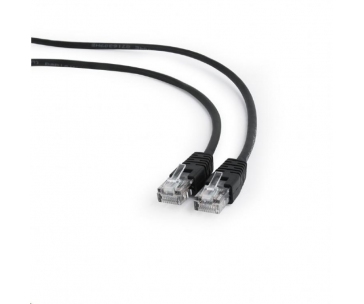 GEMBIRD kabel patchcord Cat5e UTP 0,25m, černý