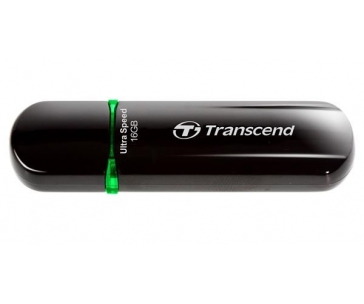 TRANSCEND Flash Disk 16GB JetFlash®600, USB 2.0 (R:32/W:16 MB/s) černá/zelená