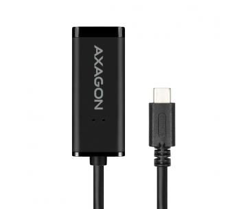 AXAGON ADE-SRC, USB-C 3.2 Gen 1 - Gigabit Ethernet síťová karta, auto instal, černá