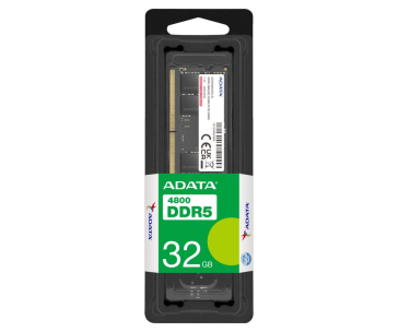 ADATA SODIMM DDR5 32GB 4800MHz CL40, Single Tray