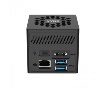 UMAX PC miniPC U-Box J42 Nano - Celeron J4125@2Hz, 8GB, bez SSD, UHD Graphics 600, HDMI, Wi-Fi, BT, LAN, bez OS