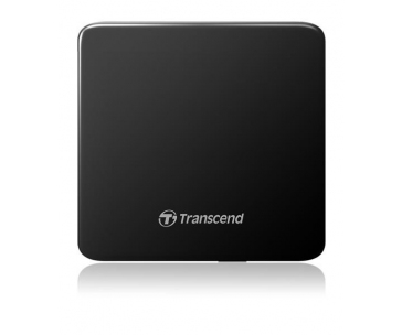 TRANSCEND externí DVD vypalovačka slim, USB 2.0, Black (+CyberLink Media Suite 10)