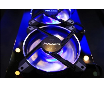 IN WIN ventilátor Polaris RGB Aluminium (twin pack)