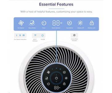 Levoit Core300S SMART - Inteligentní čistička vzduchu
