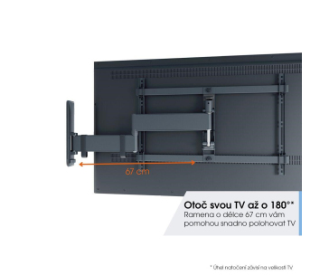 Vogel's TVM 3643W TV rameno 3 klouby L