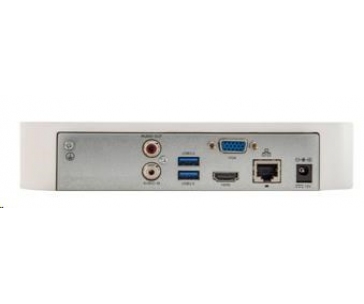 Uniview NVR, 8 PoE (Max 108W) kanálů, H.265, 1x HDD, 8Mpix (64Mbps/64Mbps), HDMI, VGA, 4K, ONVIF, 2x USB audio