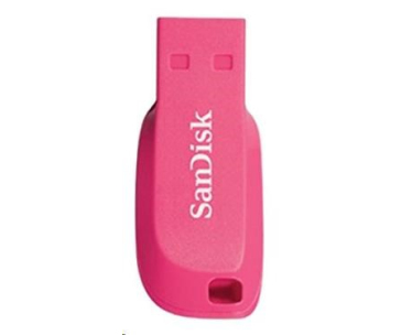SanDisk Flash Disk 32GB Cruzer Blade, USB 2.0, růžová