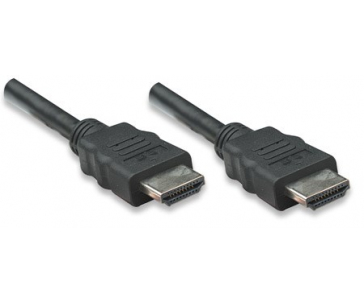 MANHATTAN kabel HDMI s Ethernetem, HEC, ARC, 3D, 4K, stíněný, 5m, Black