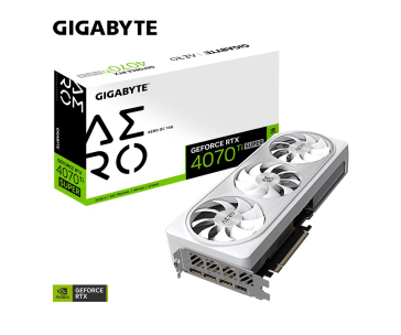 GIGABYTE VGA NVIDIA GeForce RTX 4070 Ti SUPER AERO OC 16G, 16G GDDR6X, 3xDP, 1xHDMI