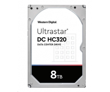 Western Digital Ultrastar® HDD 8TB (HUS728T8TAL4201) DC HC320 3.5in 26.1MM 256MB 7200RPM SAS 4KN TCG P3