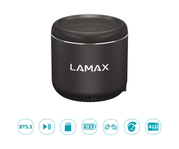 LAMAX Sphere2 Mini Bluetooth reproduktor, USB-C