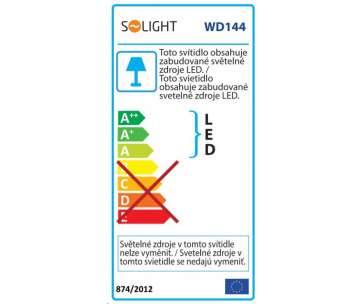 Solight LED mini panel CCT, podhledový, 24W, 1800lm, 3000K, 4000K, 6000K, kulatý
