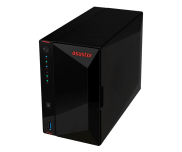 Asustor AS5202T 2-bay NAS Nimbustor 2, 2GB DDR4, 2x2.5GE, 3xUSB3.2, Celeron J4005 2core 2.0GHz