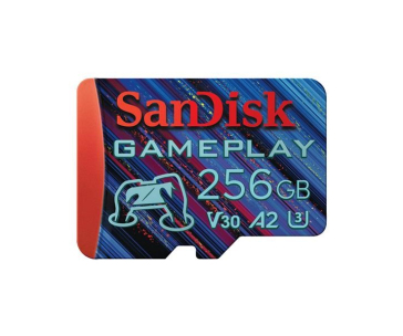 SanDisk MicroSDXC karta 256GB GamePlay (R:190/W:130 MB/s, UHS-I, V30, A2)