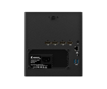 GIGABYTE Externí VGA NVIDIA GeForce RTX 4090 AORUS GAMING BOX 24G, RTX 4090, 24GB GDDR6X, 3xDP, 1xHDMI, 1xThunderbolt