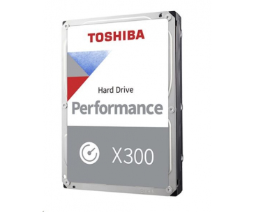 TOSHIBA HDD X300 4TB, SATA III, 7200 rpm, 256MB cache, 3,5", RETAIL