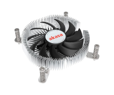 AKASA chladič CPU Extra Secure Ultra-Low Profile Aluminium Intel LGA1700 Thin Mini-ITX Cooler
