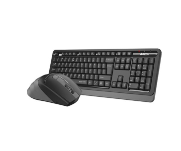 A4tech FGS1035Q, bezdrátový kancelářský set klávesnice s myši, šedá