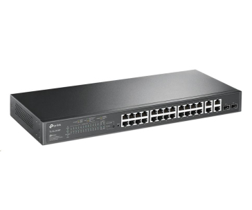 TP-Link OMADA switch SL2428P (24x100Mb/s, 2xGbE, 2GbE/2xSFP combo, 24xPoE+, 250W)