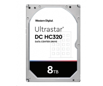 Western Digital Ultrastar® HDD 8TB (HUS728T8TALN6L4) DC HC320 3.5in 26.1MM 256MB 7200RPM SATA 4KN S