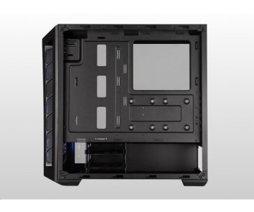 Cooler Master case MasterBox MB511 aRGB, E-ATX, Mid Tower, černá, bez zdroje