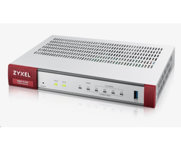 Zyxel USGFLEX100 firewall with 1-year UTM bundle, 1x gigabit WAN, 4x gigabit LAN/DMZ, 1x USB