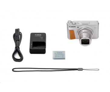 Canon PowerShot SX740 HS, 20.3Mpix, 40x zoom, WiFi, 4K video - stříbrný - Travel kit