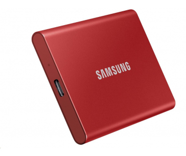 Samsung Externí SSD disk T7 - 500 GB - červený