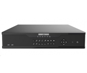 Uniview NVR, 16 kanálů, H.265, 4x HDD, 12Mpix (384Mbps/384Mbps), HDMI+VGA Full HD, ONVIF, 3x USB, audio