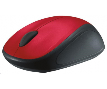 Logitech Wireless Mouse M235, red