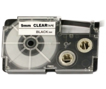 Xerox kompatibilní páska s Casio, XR-9X1, 9mm x 8m, černý tisk / průhledný podklad - ALLPRINT