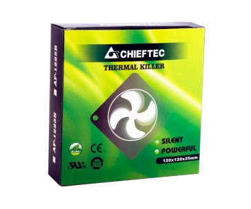CHIEFTEC větrák AF-1225S, 120x120x25 mm Sleeve Fan, with 3/4pin connector