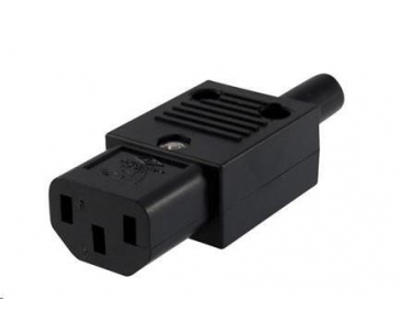 PREMIUMCORD Konektor napájecí 230V na kabel (samice, IEC C13)
