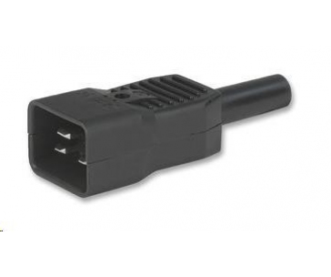 PREMIUMCORD Konektor napájecí 230V na kabel (samec, IEC C20)