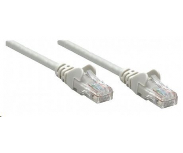 Intellinet patch kabel, Cat6 Certified, CU, UTP, PVC, RJ45, 0,25m, šedý