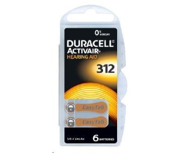 Duracell DA 312 P6 Easy Tab