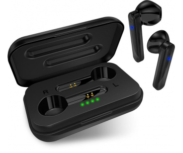 CONNECT IT  sluchátka do uší s mikrofonem True Wireless SonicBass, černá