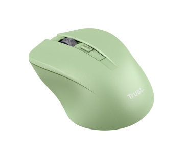 TRUST myš Mydo tichá bezdrátová myš, optická, USB, zelená