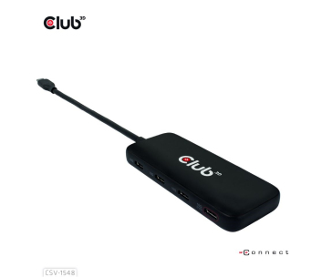 Club3D hub 1xUSB-C na 4xUSB-C, 10Gbps port, PD 3.0