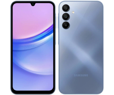 Samsung Galaxy A15 (A156), 4/128 GB, 5G, modrá, CZ distribuce