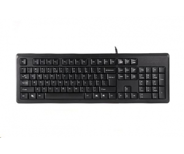 A4tech KR-92, klávesnice, CZ/US, USB, černá