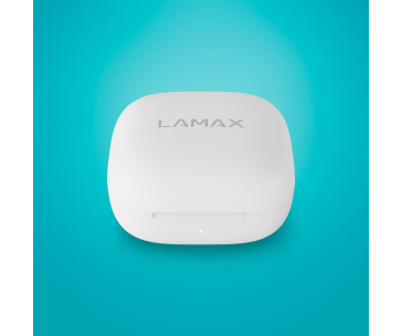 LAMAX Clips1 Plus - špuntová sluchátka - bílé