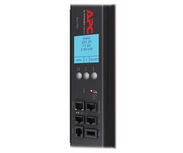 APC Rack PDU 2G, Metered, ZeroU, 20A/208V, 16A/230V, (18)C13 & (2)C19, IEC-320 C20
