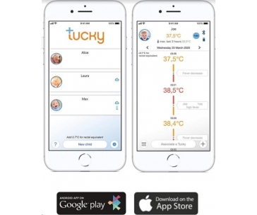 TUCKY – Chytrý teploměr a monitor polohy 2v1
