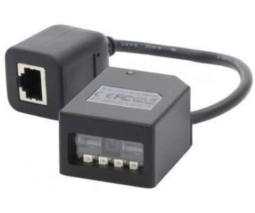 Newland 1D CCD Fixed Mounted Reader with 2 meter RS-232 extension cable and multi-plug adapter
