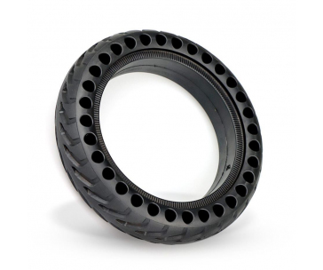 RhinoTech bezdušová pneumatika pro Scooter děrovaná 8.5x2, černá